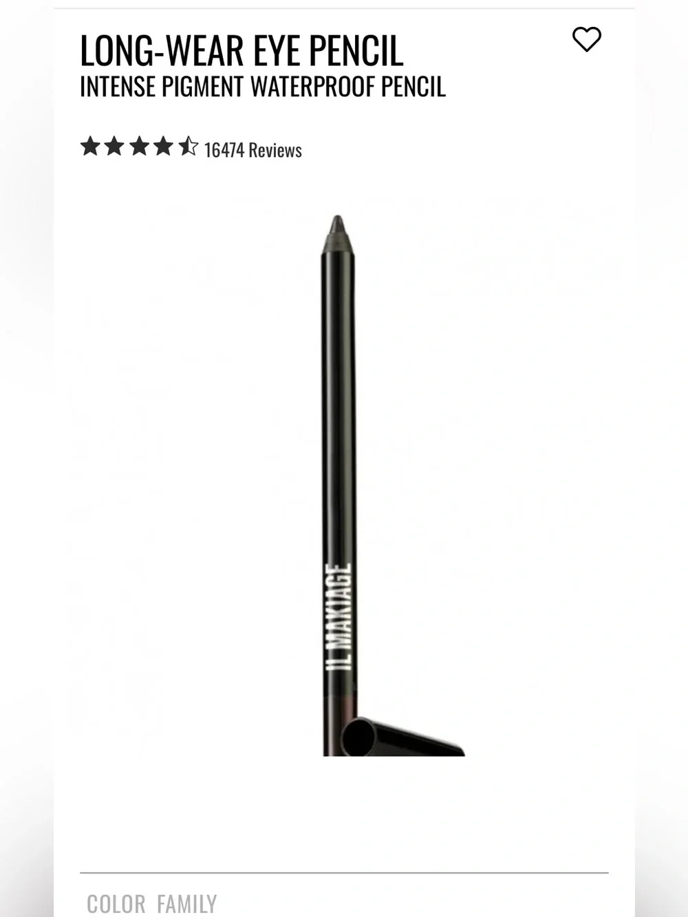 IL MAKIAGE Long-Wear Eye Pencil